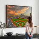 Chicago Wrigley Field Wall Art Canvas Print – Iconic