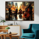 Jazz Wall Art Canvas Print – Colorful Musical Instrument