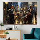 Jazz Canvas Wall Art Print – Abstract African American Music