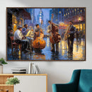 Colorful Jazz Wall Art - African American Music Canvas Print