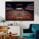 Texas Stadium Night Game Wall Art Canvas Print – Vibrant