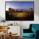 Iowa Hawkeyes Kinnick Stadium Wall Art Canvas Print, Framed