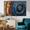 Framed Abstract Tree Ring Wall Art Print Natural Rustic Wood by MyGreatCanvas | Canvas Wall Art Prints | Photo Prints & Wall Decor