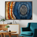 Abstract Tree Rings Wall Art Canvas Print – Modern Wood by MyGreatCanvas | Canvas Wall Art Prints | Photo Prints & Wall Decor