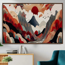 Abstract Mountain Wall Art Canvas Print – Vibrant Stylized by MyGreatCanvas | Canvas Wall Art Prints | Photo Prints & Wall Decor