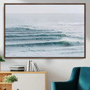 Ocean Waves Wall Art Canvas Print – Framed Surfer Lineup by MyGreatCanvas | Canvas Wall Art Prints | Photo Prints & Wall Decor