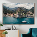Amalfi Coast Wall Art – Framed Italian Seaside Canvas by MyGreatCanvas | Canvas Wall Art Prints | Photo Prints & Wall Decor