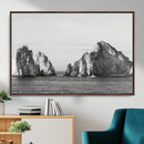 Coastal Wall Art – Framed Black White Ocean Canvas Artwork, by MyGreatCanvas | Canvas Wall Art Prints | Photo Prints & Wall Decor