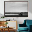 Motorcycle Beach Wall Art Canvas Print – Framed Vintage by MyGreatCanvas | Canvas Wall Art Prints | Photo Prints & Wall Decor