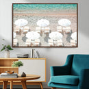 Calm Beach Wall Art – Framed Turquoise Water Canvas Artwork, by MyGreatCanvas | Canvas Wall Art Prints | Photo Prints & Wall Decor