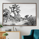 Joshua Tree Wall Art – Black & White Canvas Print, Nature by MyGreatCanvas | Canvas Wall Art Prints | Photo Prints & Wall Decor