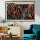 Modern Japanese Wall Art Canvas Print – Framed Abstract