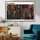 Modern Japanese Wall Art Canvas Print – Framed Abstract