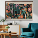 Yayoi Kusama Art Print Canvas – Abstract Mount Fuji Japanese