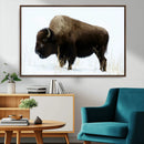 Bison Wall Art Canvas Print – Framed Western Wildlife