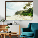 Relaxing Beach Wall Art Canvas Print – Framed Ocean View by MyGreatCanvas | Canvas Wall Art Prints | Photo Prints & Wall Decor