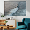 Ocean Waves Wall Art Canvas Print – Framed Coastal Serenity