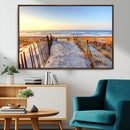 Ocean Sunset Wall Art Canvas Print – Nautical Beach