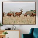 Rustic Deer Wall Art Canvas Print – Autumn Forest Woodland