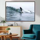 Surfer on Wave Wall Art Canvas Print – Framed Ocean by MyGreatCanvas | Canvas Wall Art Prints | Photo Prints & Wall Decor