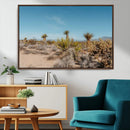Joshua Tree Wall Art Canvas Print – Framed Desert Landscape