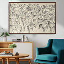 Wild Horse Stampede Wall Art Canvas Print – Monochrome by MyGreatCanvas | Canvas Wall Art Prints | Photo Prints & Wall Decor