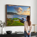 Pebble Beach Golf Links Wall Art Canvas Print – Iconic