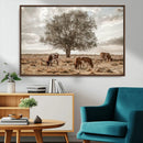 Texas Longhorn Cattle Wall Art, Rustic Western Ranch Canvas by MyGreatCanvas | Canvas Wall Art Prints | Photo Prints & Wall Decor