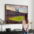 Chicago Bears Soldiers Field Wall Art Canvas Print – Framed