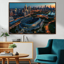 Chicago Bears Soldiers Field Wall Art Canvas Print – Framed