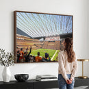 Cleveland Browns Stadium Wall Art Canvas Print – Framed NFL
