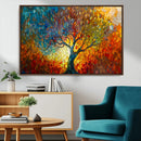 Yggdrasil Tree of Life Mosaic Stained Glass Wall Art, Tree