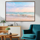 Serene Ocean Waves Wall Art Canvas Print – Pastel Sky Soft by MyGreatCanvas | Canvas Wall Art Prints | Photo Prints & Wall Decor