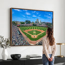 Wrigley Field Baseball Stadium Canvas Wall Art – Packed