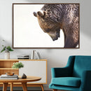 Grizzly Bear Canvas Wall Art Print – Framed Wildlife Nature by MyGreatCanvas | Canvas Wall Art Prints | Photo Prints & Wall Decor