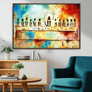 Abstract Last Supper Wall Art – Apostles Canvas Print by MyGreatCanvas | Canvas Wall Art Prints | Photo Prints & Wall Decor