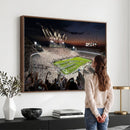 Penn State Stadium Wall Art Canvas Print, White Out Football