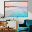 Serene Pastel Beach Wall Art Canvas Print, Tranquil Coastal by MyGreatCanvas | Canvas Wall Art Prints | Photo Prints & Wall Decor