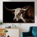 Texas Longhorn Bull Canvas Wall Art, Rustic Western by MyGreatCanvas | Canvas Wall Art Prints | Photo Prints & Wall Decor