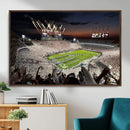 Epic Night Football Stadium Wall Art Canvas Print, Fireworks by MyGreatCanvas | Canvas Wall Art Prints | Photo Prints & Wall Decor