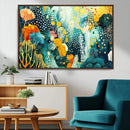 Luminous Abstract Ocean Garden Wall Art Canvas Print, by MyGreatCanvas | Canvas Wall Art Prints | Photo Prints & Wall Decor