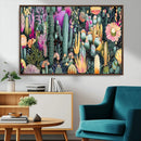Colorful Desert Bloom Wall Art Canvas Print, Vibrant Cacti by MyGreatCanvas | Canvas Wall Art Prints | Photo Prints & Wall Decor
