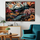 Whimsical Abstract Landscape Wall Art Canvas Print, Colorful by MyGreatCanvas | Canvas Wall Art Prints | Photo Prints & Wall Decor