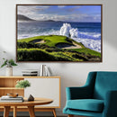 Ocean Waves Crashing Wall Art Canvas Print – Dramatic Rocky by MyGreatCanvas | Canvas Wall Art Prints | Photo Prints & Wall Decor