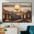 Wood Mountain Wall Art Canvas Print – Layered Forest and by MyGreatCanvas | Canvas Wall Art Prints | Photo Prints & Wall Decor
