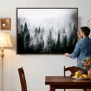 Foggy Forest Wall Art Canvas Print – Mountain Woodland by MyGreatCanvas | Canvas Wall Art Prints | Photo Prints & Wall Decor