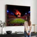 Jordan-Hare Football Stadium Wall Art Canvas Print, Football