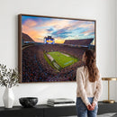 Jordan-Hare Stadium Wall Art Canvas Print, Football Stadium