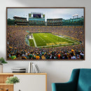 Green Bay Packers Lambeau Field Stadium Wall Art Canvas by MyGreatCanvas | Canvas Wall Art Prints | Photo Prints & Wall Decor