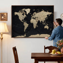 World Map Wall Art Print – Detailed Map of the World Wall by MyGreatCanvas | Canvas Wall Art Prints | Photo Prints & Wall Decor